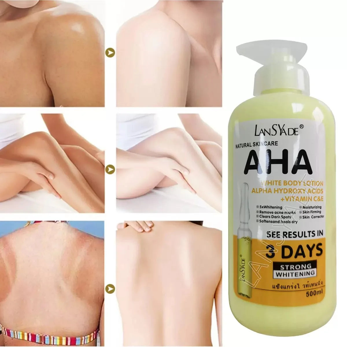 AHA  Whitening Body Cream