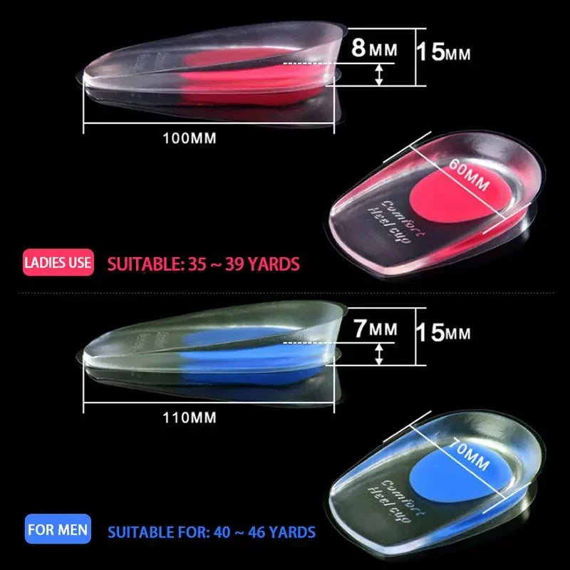 1  PAIR GEL INSOLE SILICONE