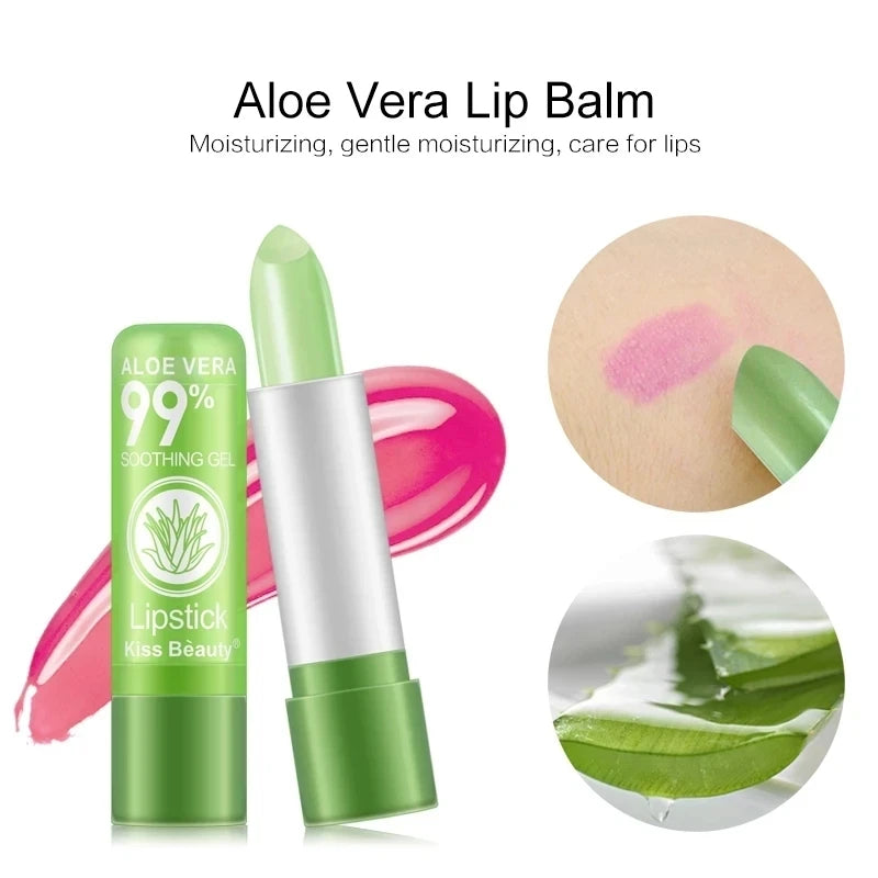 Aloe Vera Lipstick Moisturizing Long Lasting