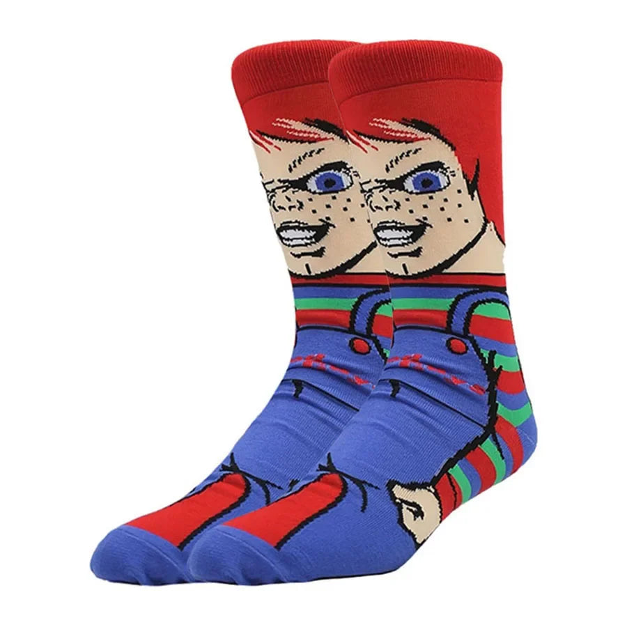 10Pairs Chucky Cartoon Anime Socks