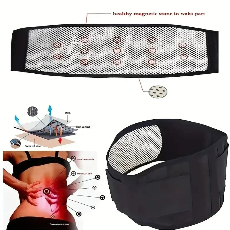 Adjustable 20-Magnet Self-Heating Magnetic Therapy Belt